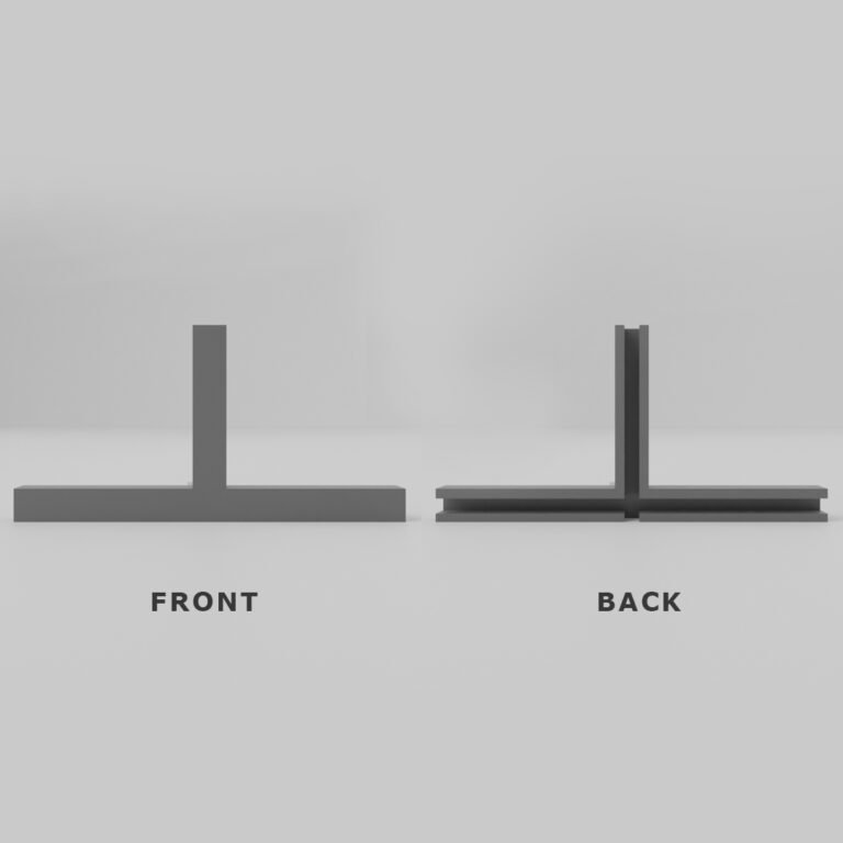 T-Brackets for Product Photography Backdrop Setup (Set of 2 pieces) Hover Image