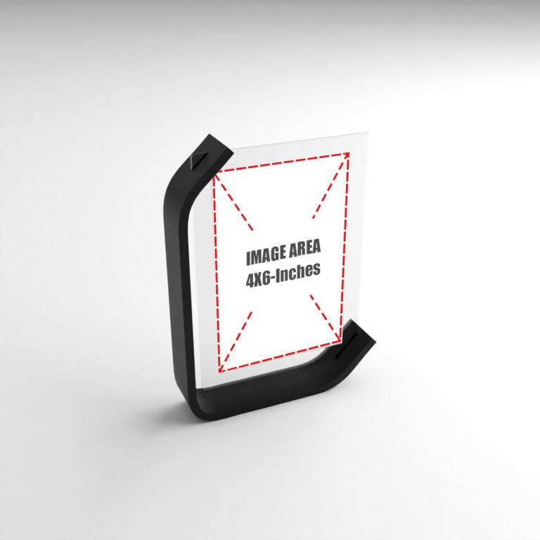 U-Type curved Photo frame (4X6 Inches) Hover Image
