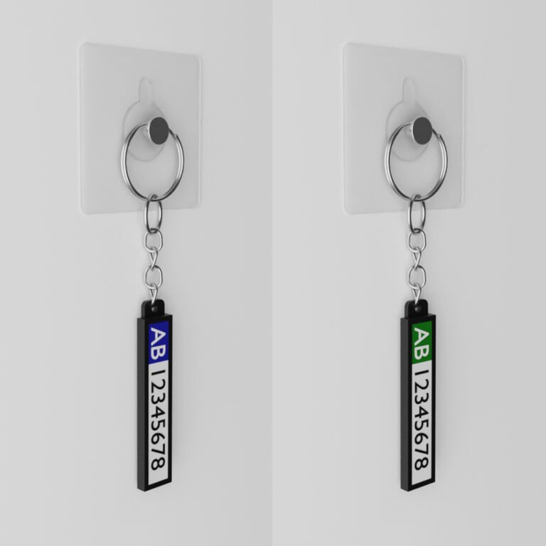 Number Plate Keychain