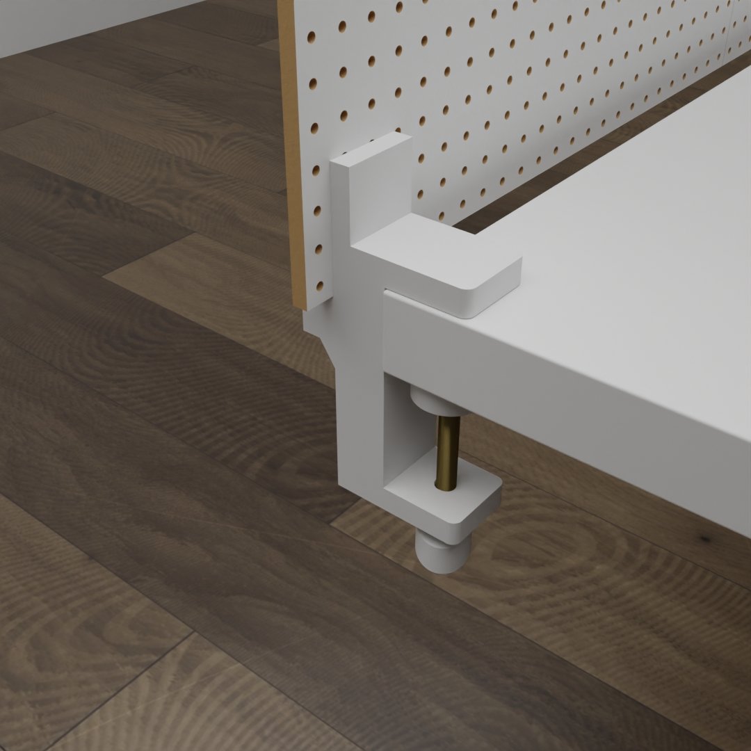 Pegboard Desk Clamp