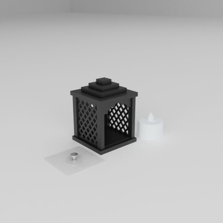 Mandir lantern with tea light Hover Image