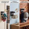 multipurpose wall mount organizer for scrunchies, jewellery, caps and keys